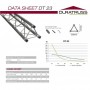Duratruss DT 23 150cm TRI Konstrukcja auminiowa