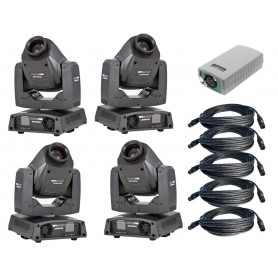 4 x INVOLIGHT MH50S + GOTOWE SHOW DMX SET-1