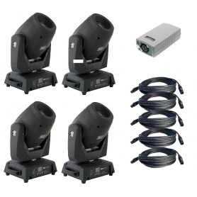 4 x INVOLIGHT LED MH127S + GOTOWE SHOW DMX SET-2