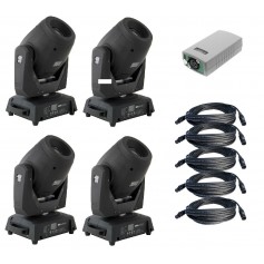 4 x INVOLIGHT MH127S + GOTOWE SHOW DMX SET-2
