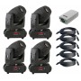4 x INVOLIGHT PROSpot50 + GOTOWE SHOW DMX SET-3