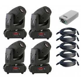 4 x INVOLIGHT PROSpot50 + GOTOWE SHOW DMX SET-3