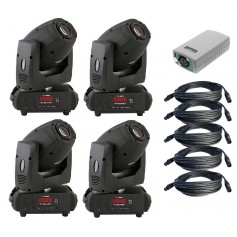 4 x INVOLIGHT PROSpot50 + GOTOWE SHOW DMX SET-3