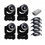 4 x INVOLIGHT VEANTUS S40 + GOTOWE SHOW DMX SET-4