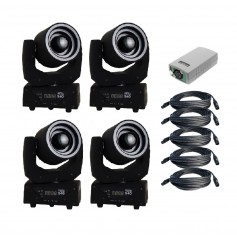 4 x INVOLIGHT VENTUS S40 + GOTOWE SHOW DMX SET-5