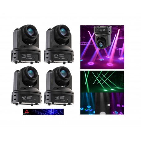 FRACTAL BEAM PRO 60W GOTOWE SHOW DMX SET 4