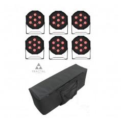 Fractal LED PAR 7x9W COVER SET 6