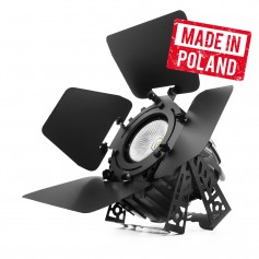FLASH [PL] LED PAR 64 250W 2w1 COB WHITE 2200-5200K + BARNDOOR Mk2
