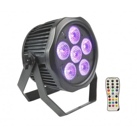 Fractal LED PAR 6x12 W BATT