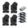 4 x FRACTAL PRISM 60 PLUS + GOTOWE SHOW DMX SET-8