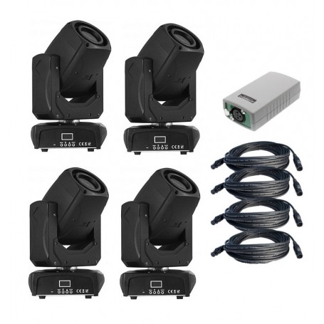 4 x FRACTAL PRISM 60 PLUS + GOTOWE SHOW DMX SET-8
